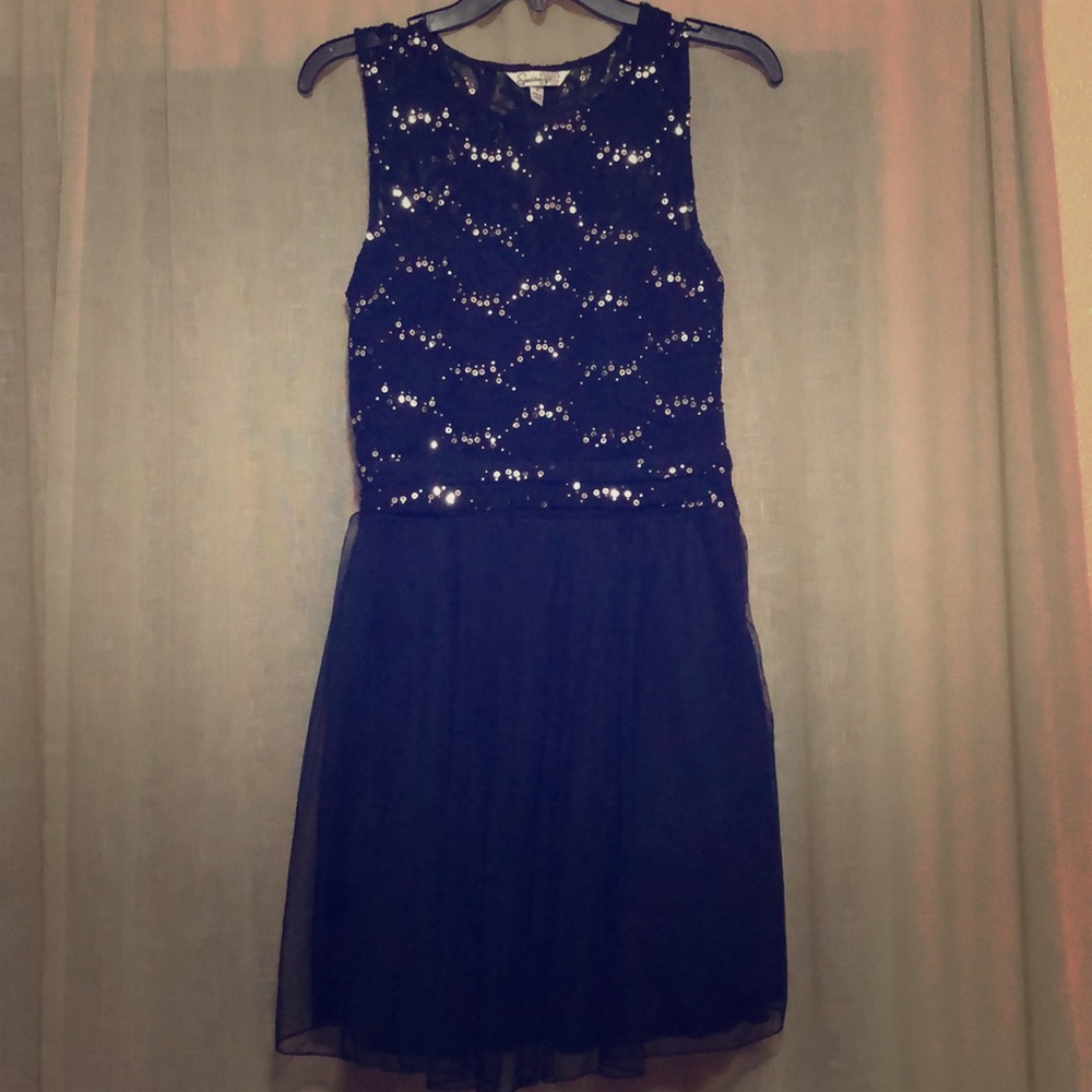Navy Blue Formal Dress